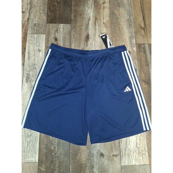 adidas Other - NEW! Men's Adidas Train Essentials Piquè 3-Stripes Training Shorts, Blue 2XL
